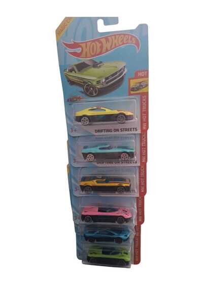 HOT WHEELS masinute de jucarie manuale 6 bucati set