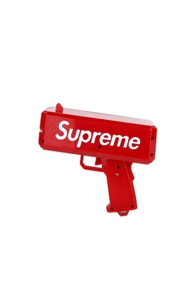 OEM Supreme Fun money device for parties, bills included, battery-powered, red