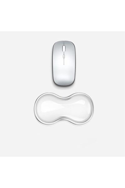 Other وسادة معصم ماوس من جل السيليكون ZYooooooY، 5.7 بوصة، شفافة، غير قابلة ل...