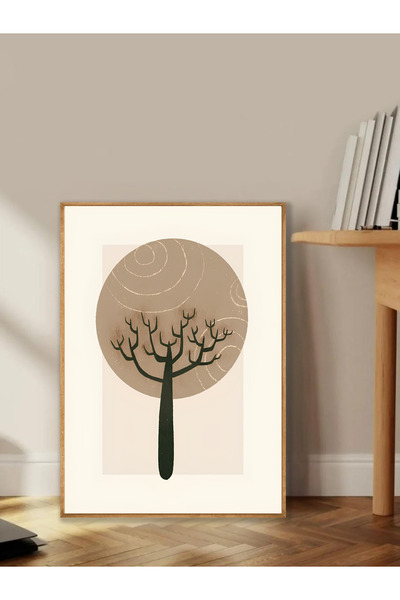 Tuba Decor Tablo dintr-o singură bucată cu rame din lemn pentru sufragerie, sufragerie, bucătărie