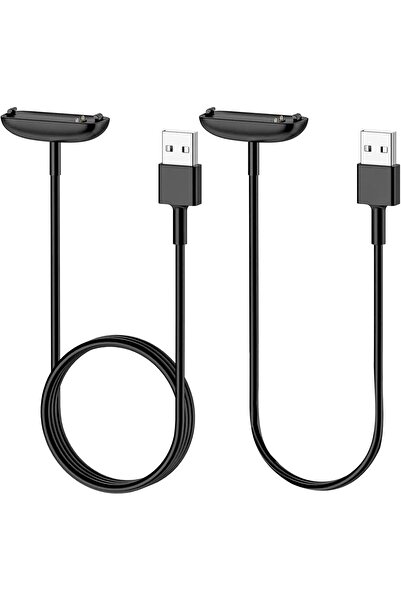 Other Limok Fitbit Inspire 3 Charger Cable, 2-Pack (3.3ft/1ft) USB Type-A - W...