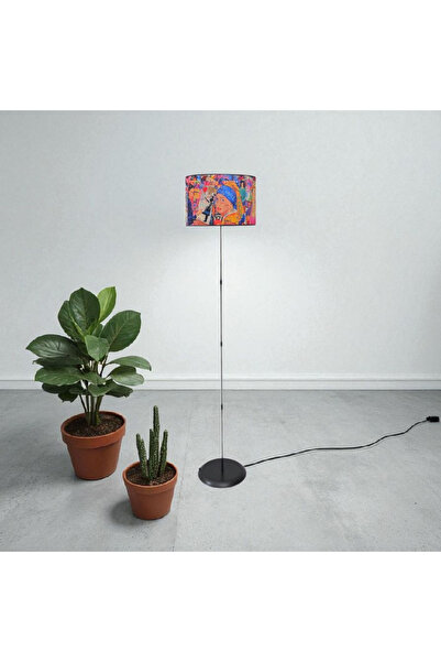 YULAMP HOME CONCEPT ARES METAL AYAKLI DESENLİ BAŞLIK LAMBADER ABAJUR