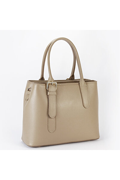 SOFILINE Geantă din piele naturală cu cataramă B-1702 122 Bej