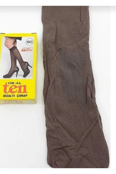 ORAL جوارب نسائية طويلة حتى الركبة، عبوة من 5 قطع، لون المنك