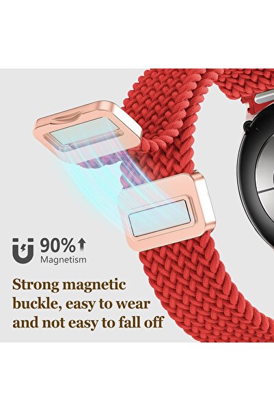 Other سوار نايلون مضفر مغناطيسي (20 مم) — متوافق مع ساعات Samsung Galaxy Watch 7/6/5/4/Classic/5 Pro