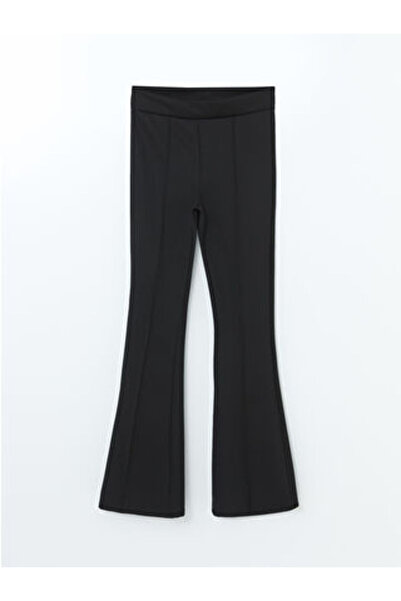 LC Waikiki Lcwaikiki Classicblack Slim Fit Flared Leg Women's Leggings Pants