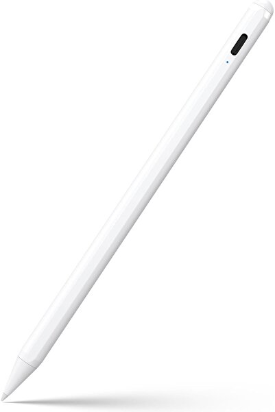 007 Jamjake iPad Stylus Pen, Active Palm Rejection, 1.5mm Tip, Compatible with iPad (2018–2022) – Wh
