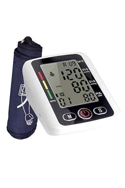 OEM Electronic Arm Blood Pressure Monitor - 198 Readings Memory, Voice Control, White/Black