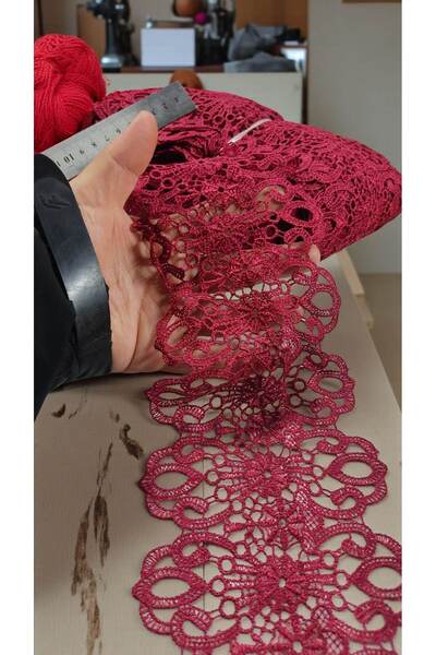 DUAYEN güpür dantel ara kardelen desen 1 metre