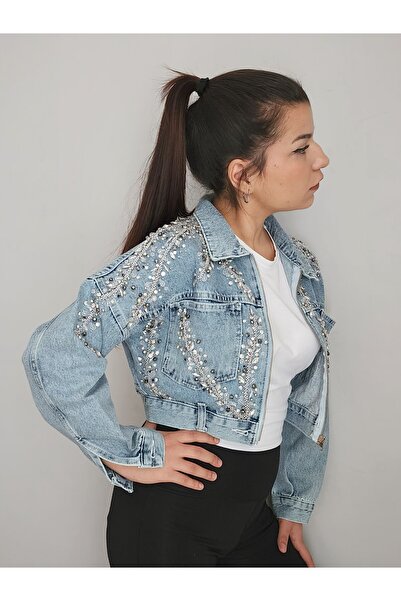 RENGARENG Tasarım Denim Ceket