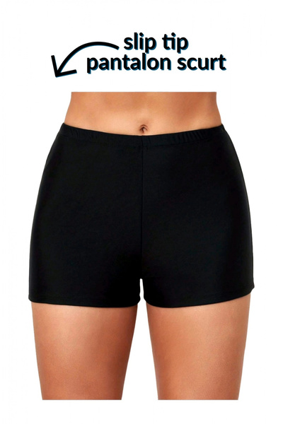 embody Plus size tankini swimsuit, two-piece, dress and shorts, multicoloured, Exotic 2421