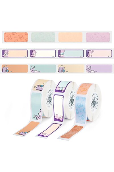 HPRT H11 Label Tape, 12mm x 40mm, Pattern 2, Thermal Self-Adhesive, 3 Rolls