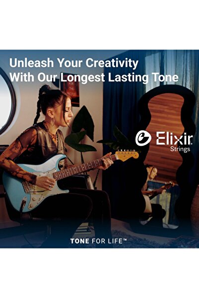 Elixir Nickel-Plated Steel Electric Guitar Strings with NanoWeb Coating, Heavy (12-52), 6-String Set