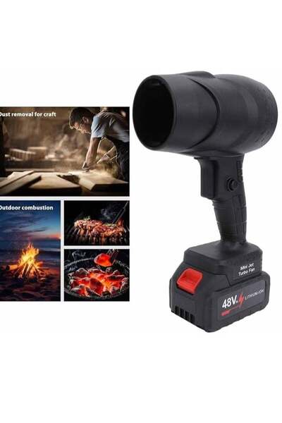 Tiger 48V Mini Jet Turbo Fan with Lithium-Ion Battery – Portable Handheld Blower