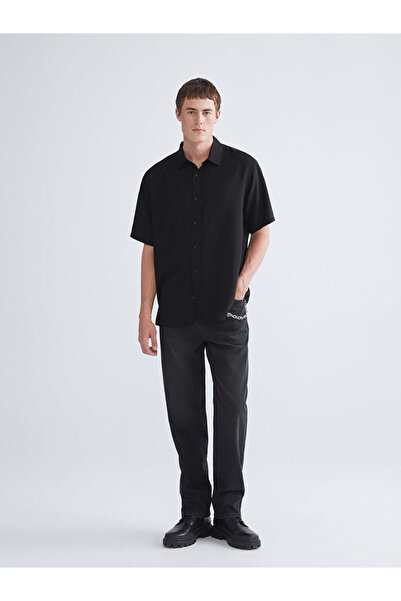 LC Waikiki Black Baggy Fit Men's Jean Trousers