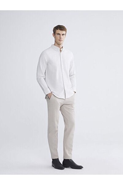 LC Waikiki Create Your Style from Uzg Store |   Regular Fit Long Sleeve Dobby Men's Shirt