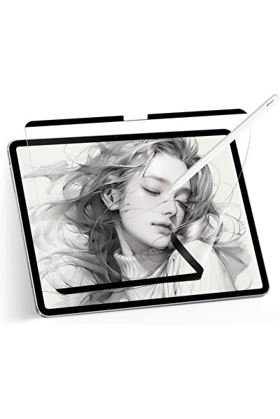 MEGOO واقي شاشة DrawPad القابل للإزالة ذو ملمس ورقي لجهاز iPad Air مقاس 11 بو...
