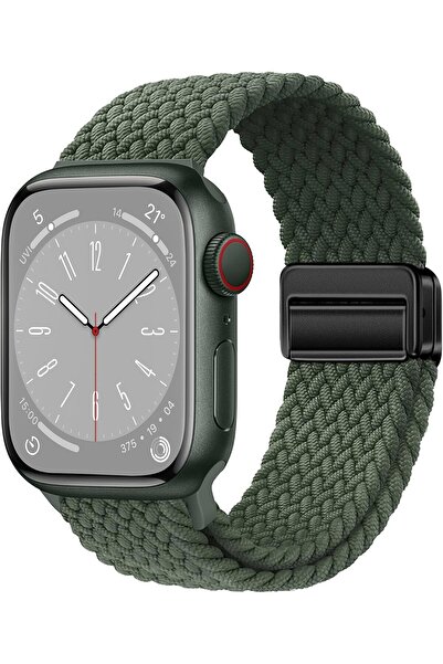 Generic Nylon Braided Magnetic Sport Loop Band for Apple Watch (38mm–49mm)