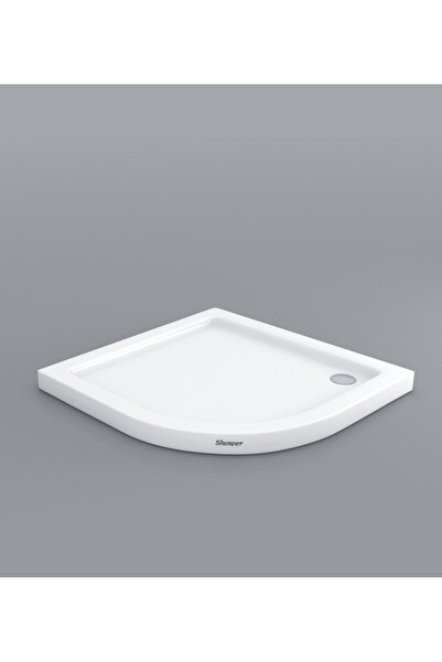 Shower 80 x 80 Oval Flat H:7 Duş Teknesi