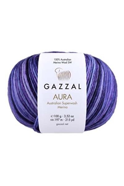 Gazzal Aura Saf Yün Örgü İpliği 100 Gr 169