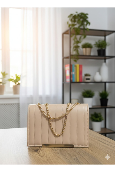 Store Bej Rengi Omuz Çantası