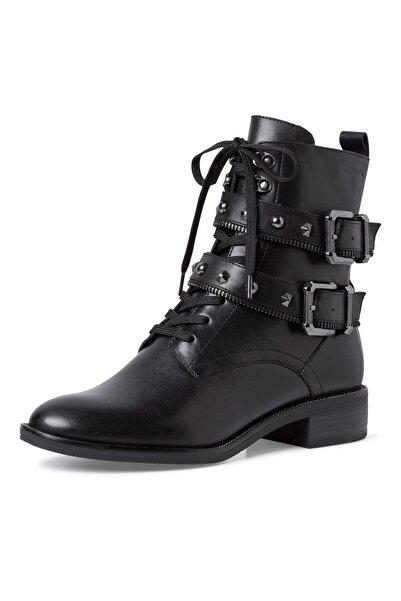 Tamaris Black leather ankle boots