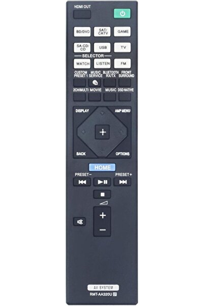 Other جهاز تحكم عن بعد بديل RMT-AA320U لجهاز Sony STR-ZA810ES / STR-DN1080