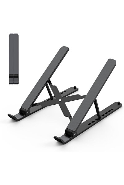 Tonmom حامل كمبيوتر محمول قابل للطي والتعديل لأجهزة الكمبيوتر المحمولة مقاس 1...