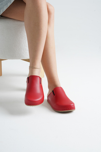 DOGİYE 8136 Red Colored Sek Comfort Slippers