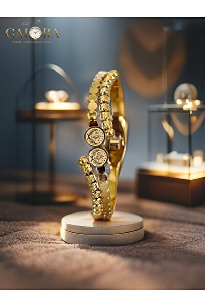 GALORA Dorikalı 316L Çelik Kadın Bileklik – Şık ve Dayanıklı Tasarım