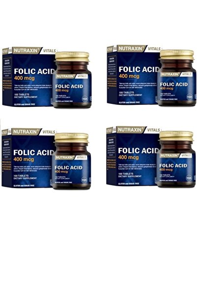 Nutraxin 4 قطع 400 ميكروجرام حمض الفوليك