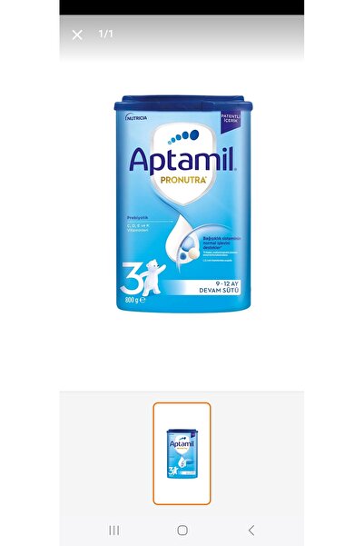 Aptamil pronutra 3akıllı kutu