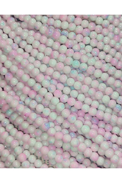 Mutlu Bujiteri Hobi Aksesuar خرز زجاجي ملون 8 مم (50 قطعة)