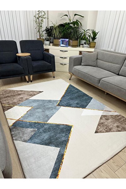 STILHOME غطاء سجاد مرن من الصوف الصغير - قابل للغسل - قماش سميك - 4 م2 = 160 × 230 سم، 6 م2 = 200 × 300 سم