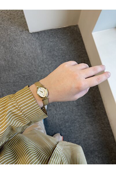 Sade Saat Retro Minimal Vintage Deri Kordon Kadın Kol Saati