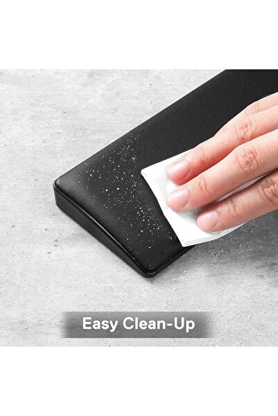 REDRAGON Memory Foam Keyboard Wrist Rest - 60% Small, 11.38x2.87 in, 20mm, Black