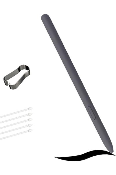 Other Dogsejong Stylus Pen for Samsung Galaxy Tab S9 / S9 FE - Gray (Includes 5 Replacement Tips)