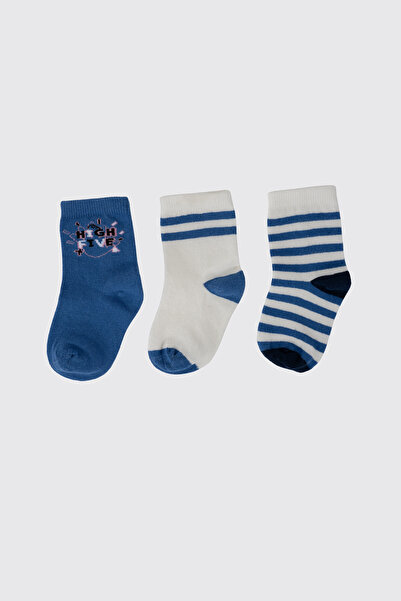 Panço Erkek Çocuk 3'lü Soket Çorap
