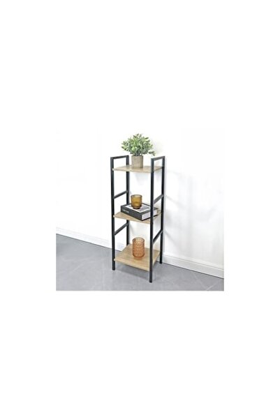 OEM Rafturi metalice cu 3 rafturi (MDF) 29,5x23,5x80 cm