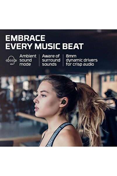 HyperX Cero Buds Pro True Wireless Earbuds, Black (Model 727A5AA)