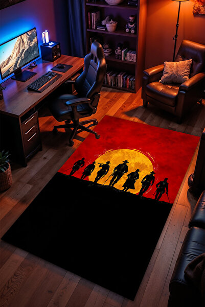 Charmbi Red Dead Redemption 2 Kaymaz Taban Makinede Yıkanabilir Gaming Oyuncu...