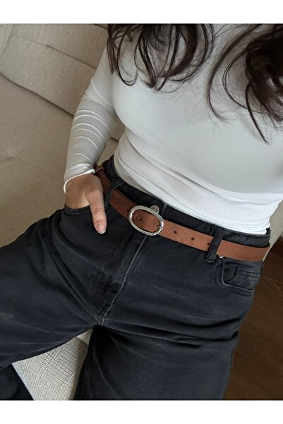 RoseandRoses Γυναικεία ζώνη Daxe Suede με ασημί αγκράφα