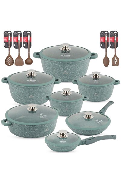 Other طقم أواني طهي غير لاصقة من لايف سمايل، 29 قطعة