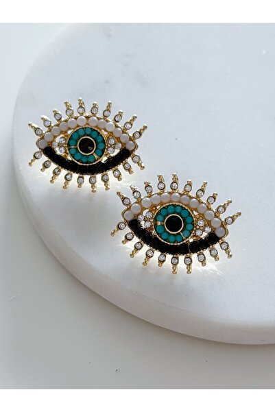 CHARMLUCKY Stone Eye Earrings