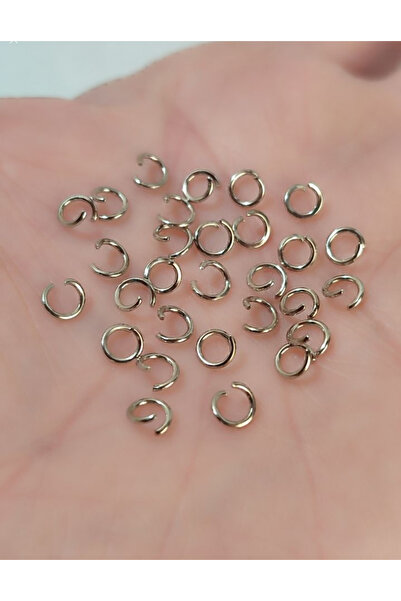 Mutlu Bujiteri Hobi Aksesuar حلقة مجوهرات مفتوحة 5 ملم (200 قطعة)