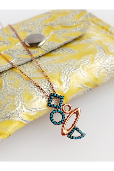 LUNA LUSTER Genuine Leather Men's Yellow Minimal Card Holder Gold Natural Shape X Silver Women's Necklace Birthday Gift