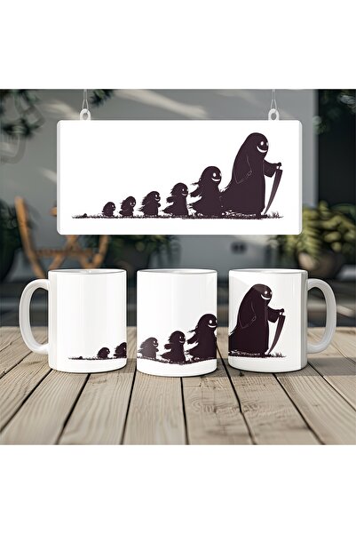 Beramussa Cute Ghost Family Mug – Spooky Fun Cup That Captures the Halloween ...