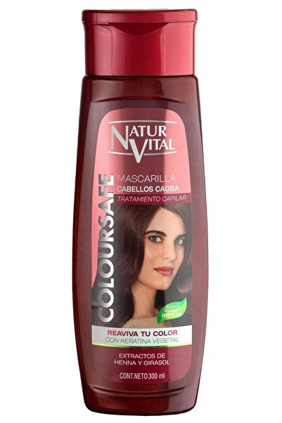 Natur Vital Mascarilla Coloursafe Caoba 300 ml