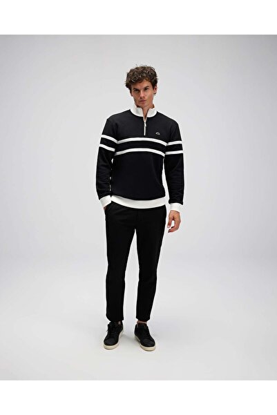 Ellesse Ανδρικό φούτερ EM619-BK Μαύρο