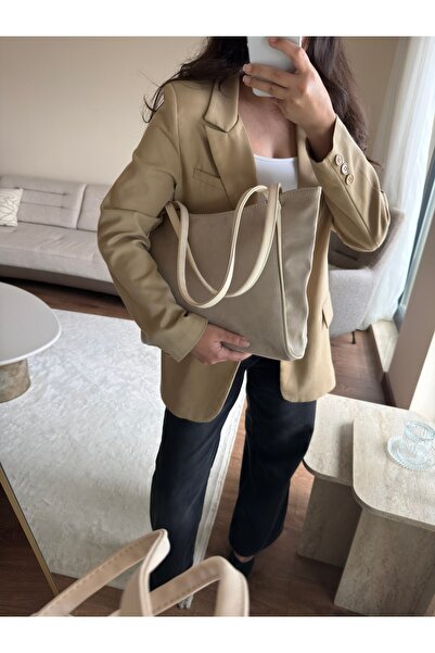 RoseandRoses Percy Suede Large Size Women's Shoulder Bag